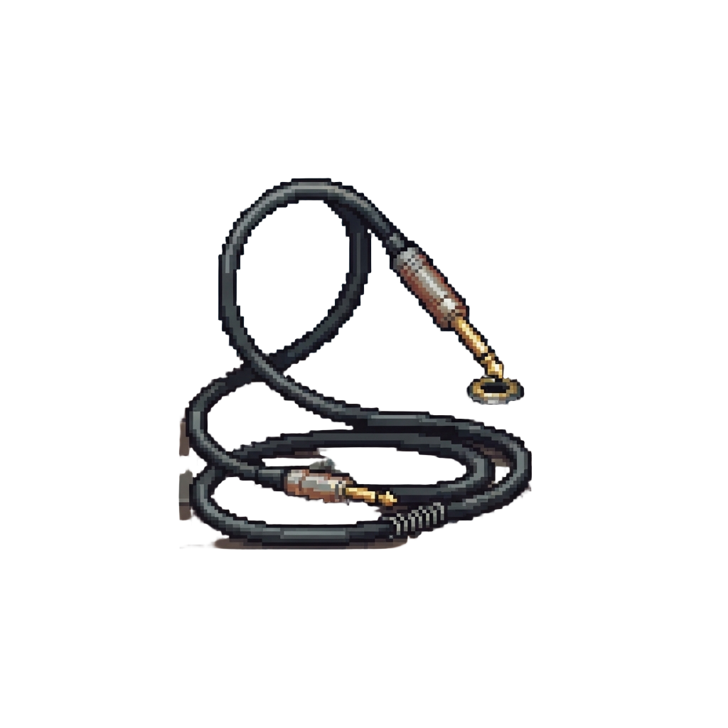 The Guitar Cable Unplugging and Swinging Loose on the Floor