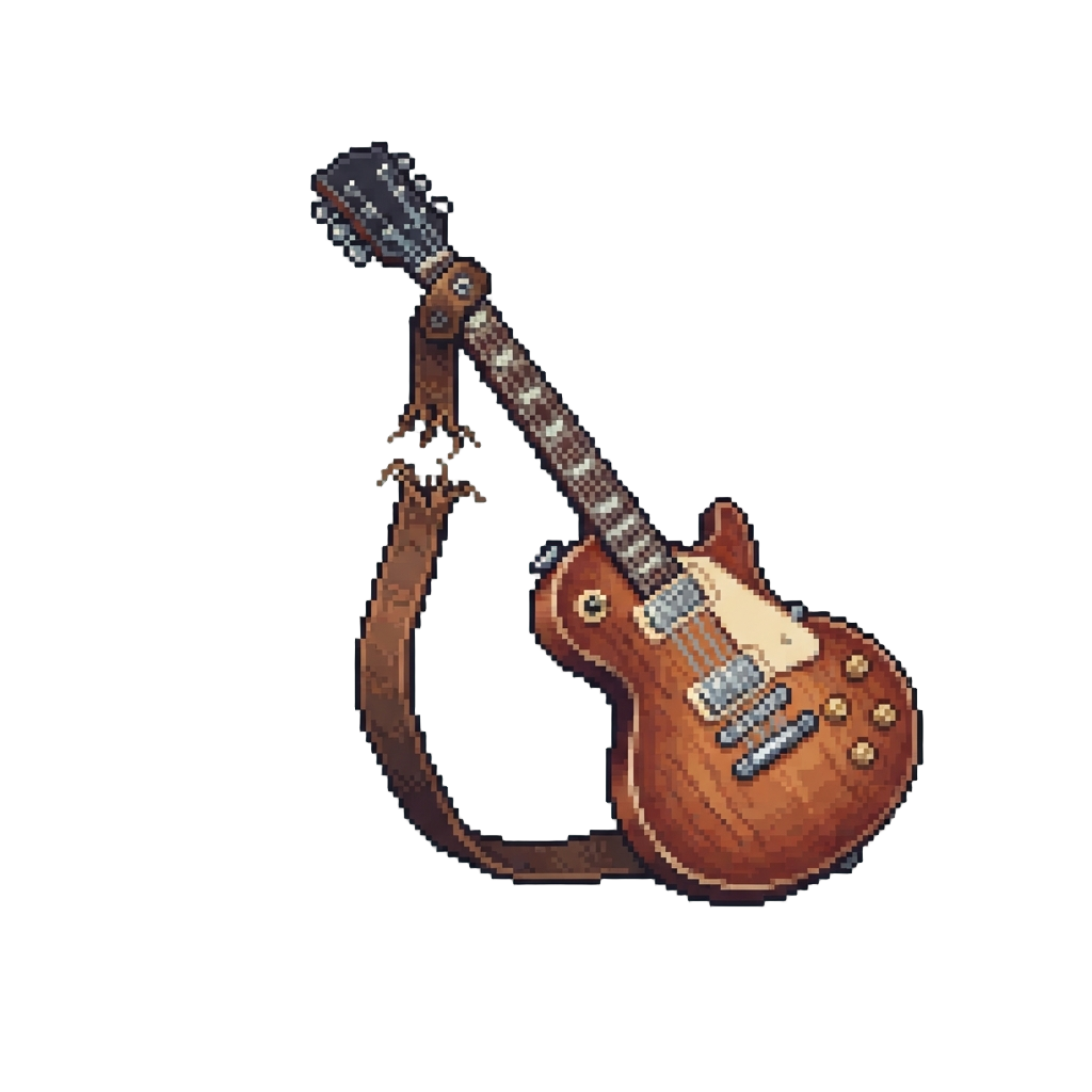 The Guitar Strap Snapping As the Guitar Dips Awkwardly