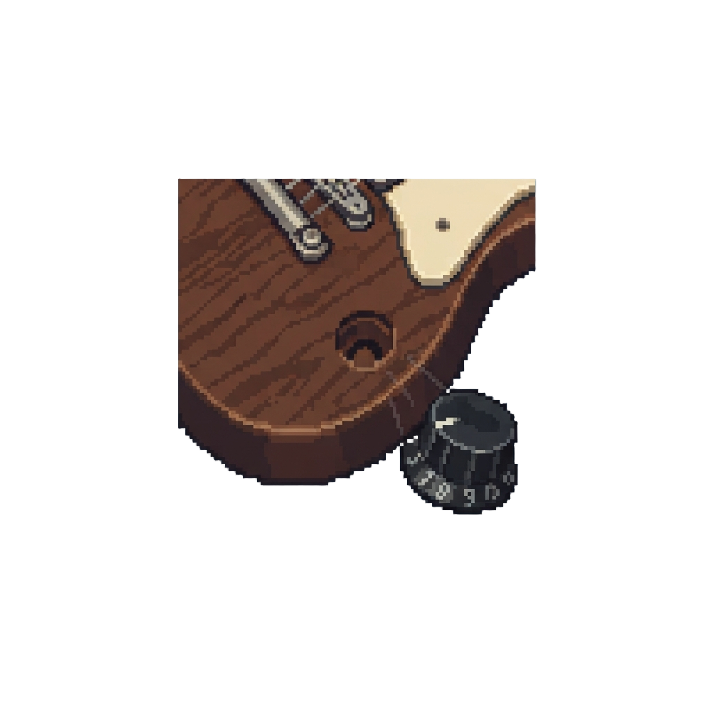 The Volume Knob Falling Completely Off the Guitar Body