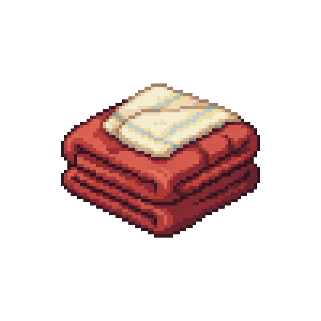 A Pile of Warm Plush Blankets