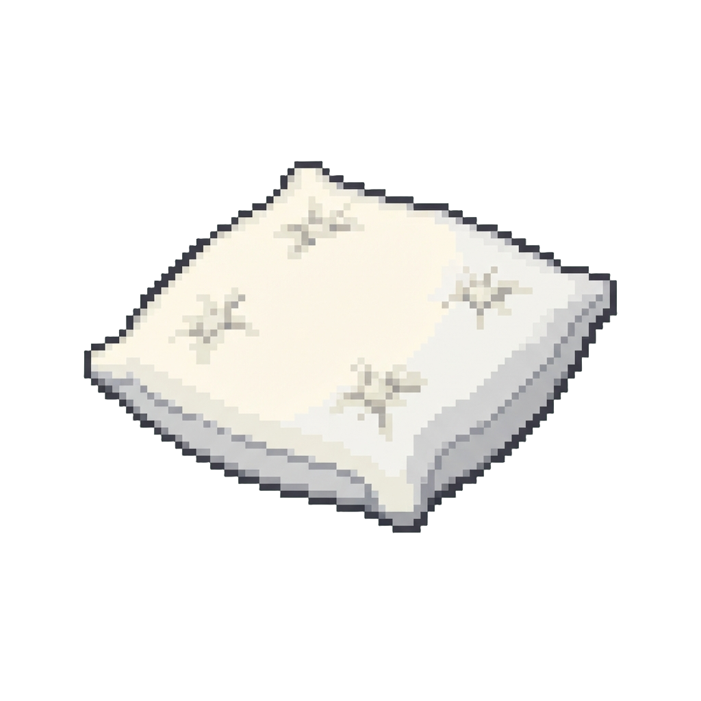 A Oversized Fluffy Feather Pillow