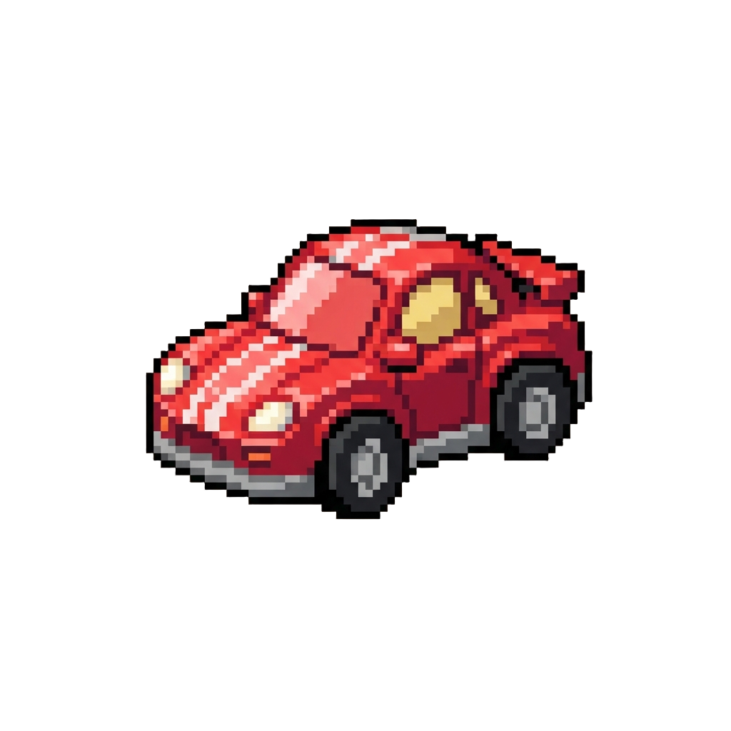 A Runaway Toy Sports Car