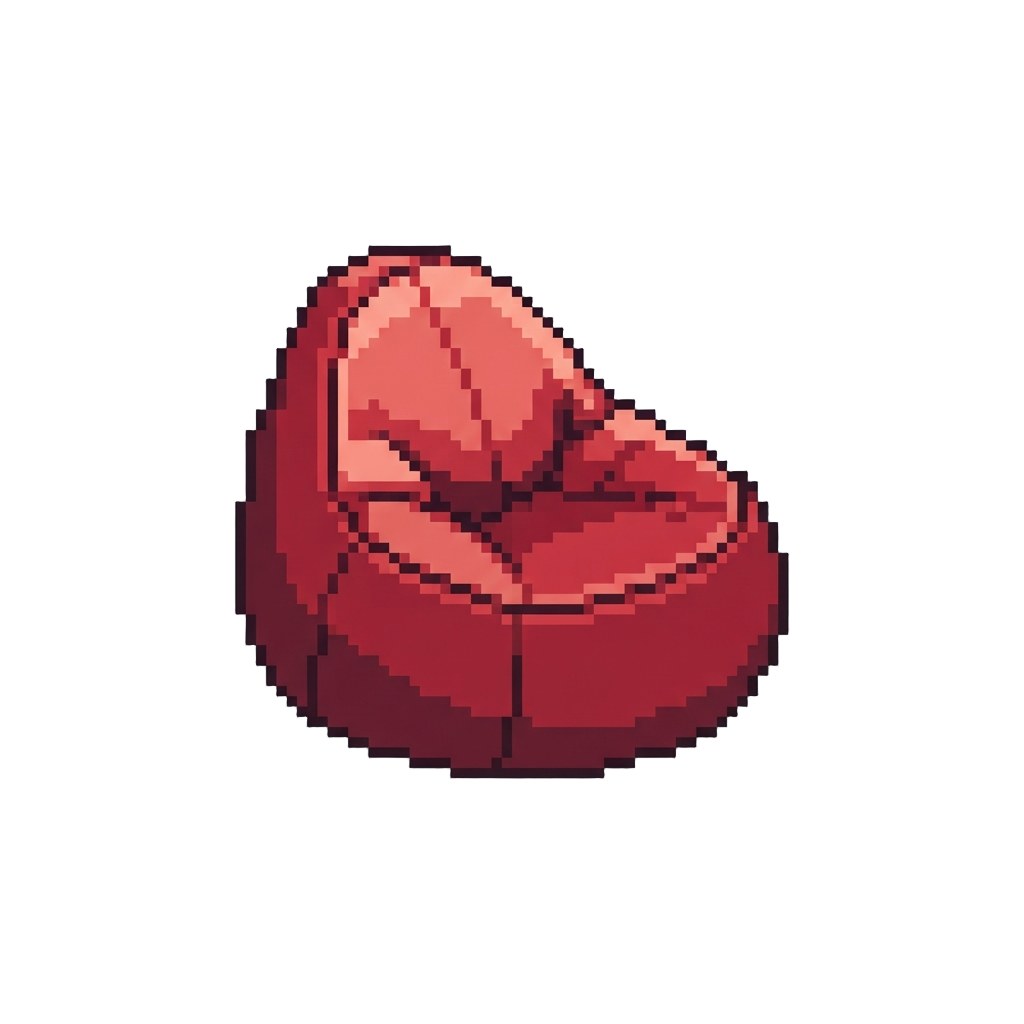 A Soft Miniature Beanbag Chair