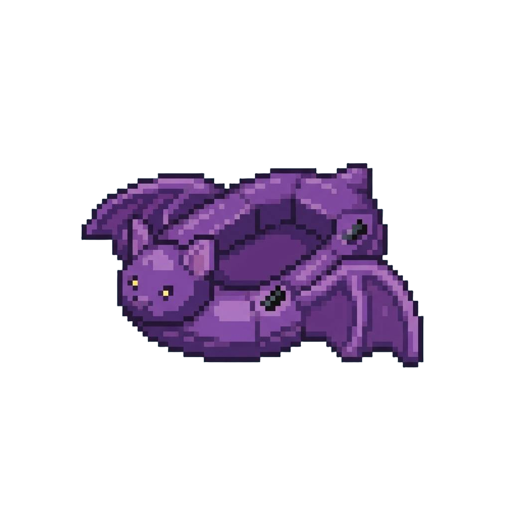 A Squishy Rubber Bat Raft