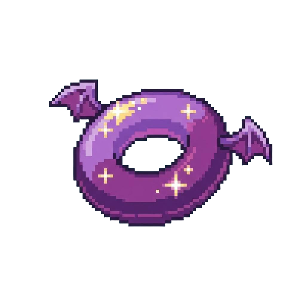 A Sparkly Bat-winged Swim Ring