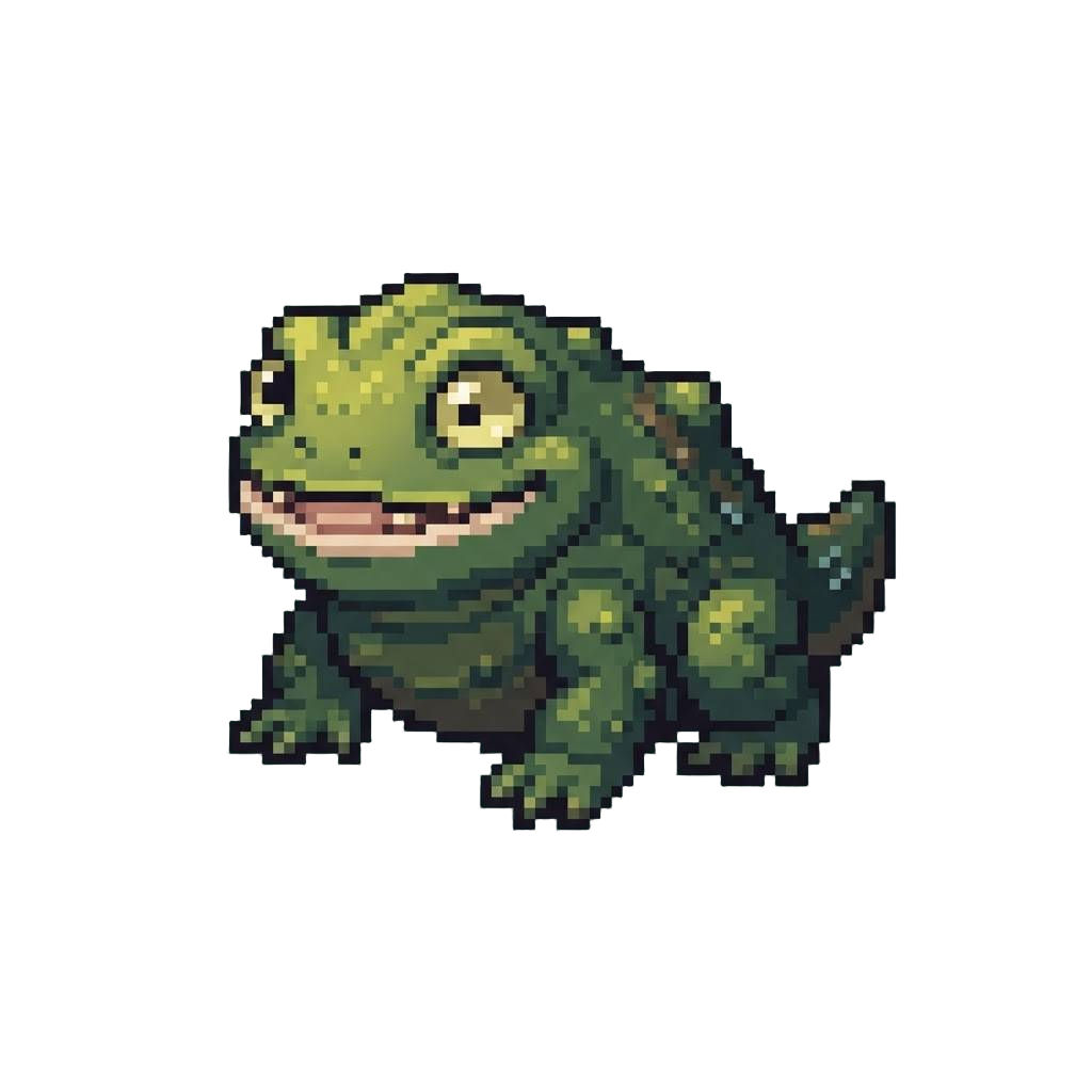 A Slow-moving Rubber Swamp Monster