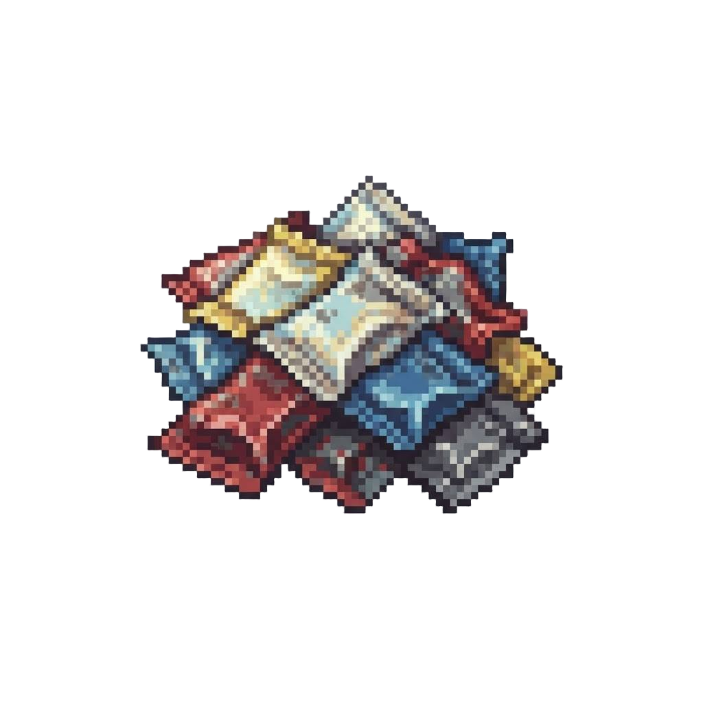 A Soggy Pile of Floating Candy Wrappers