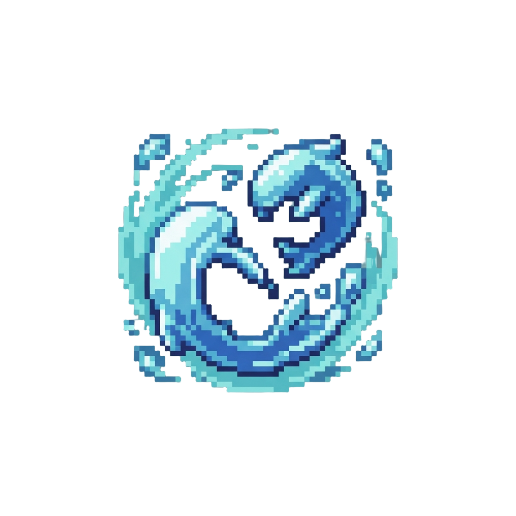 Water Sprites Performing Acrobatic Flips