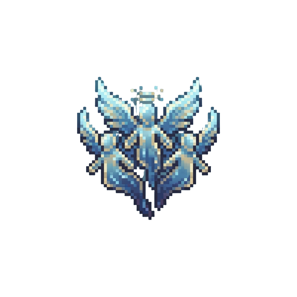 Liquid Winged Seraphs Hovering in Formation