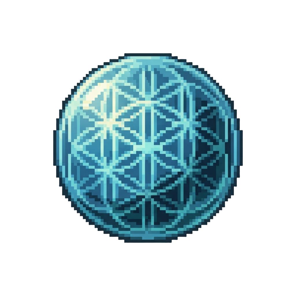 A Liquid Flower-of-life Spherical Lattice