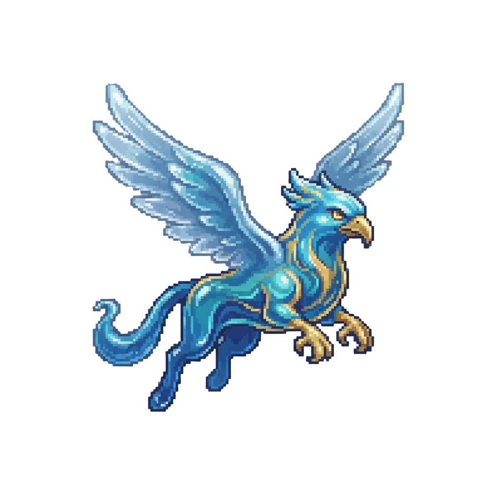 A Liquid Hippogriff Soaring High
