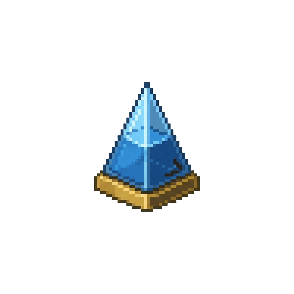 A Liquid Triangular Prism Spire
