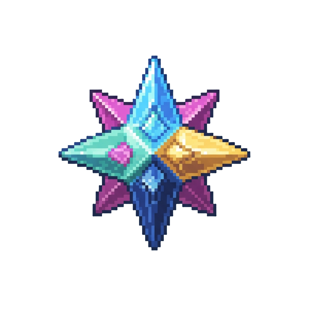 A Spinning Liquid Crystalline Star