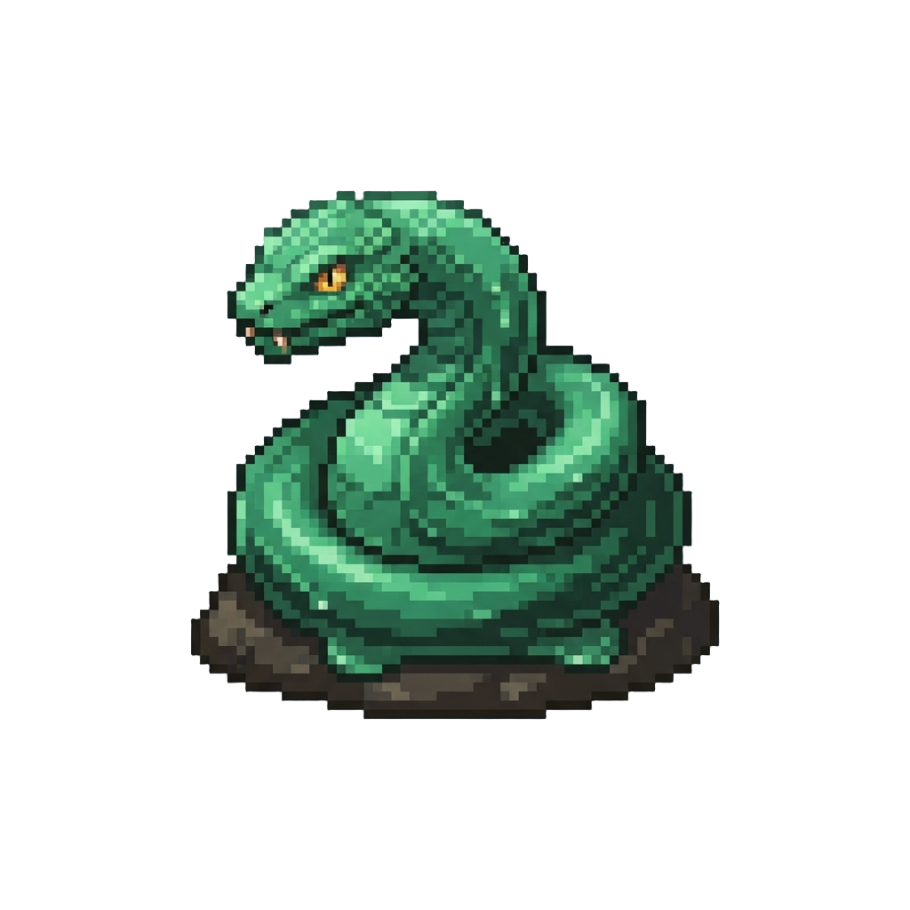 A Liquid Basilisk Coiling Over the Surface