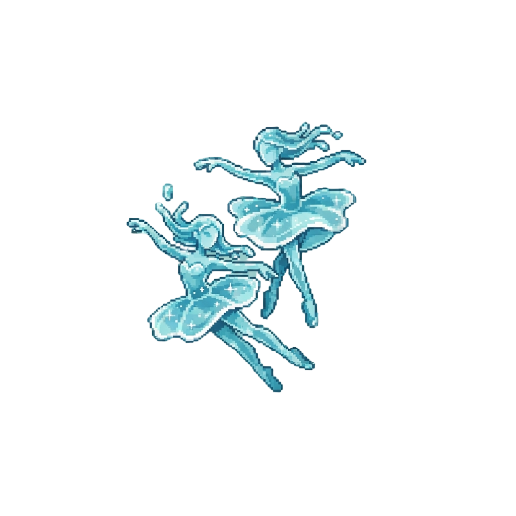 Ethereal Water Ballerinas Floating Weightlessly