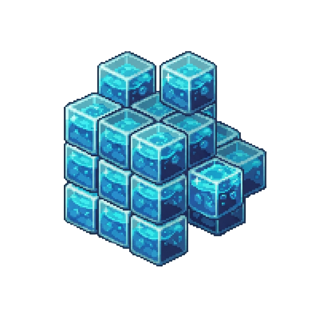 A Liquid Cube Grid Cluster