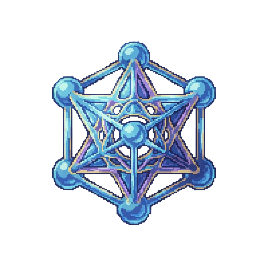 A Towering Liquid Metatron's Cube Lattice