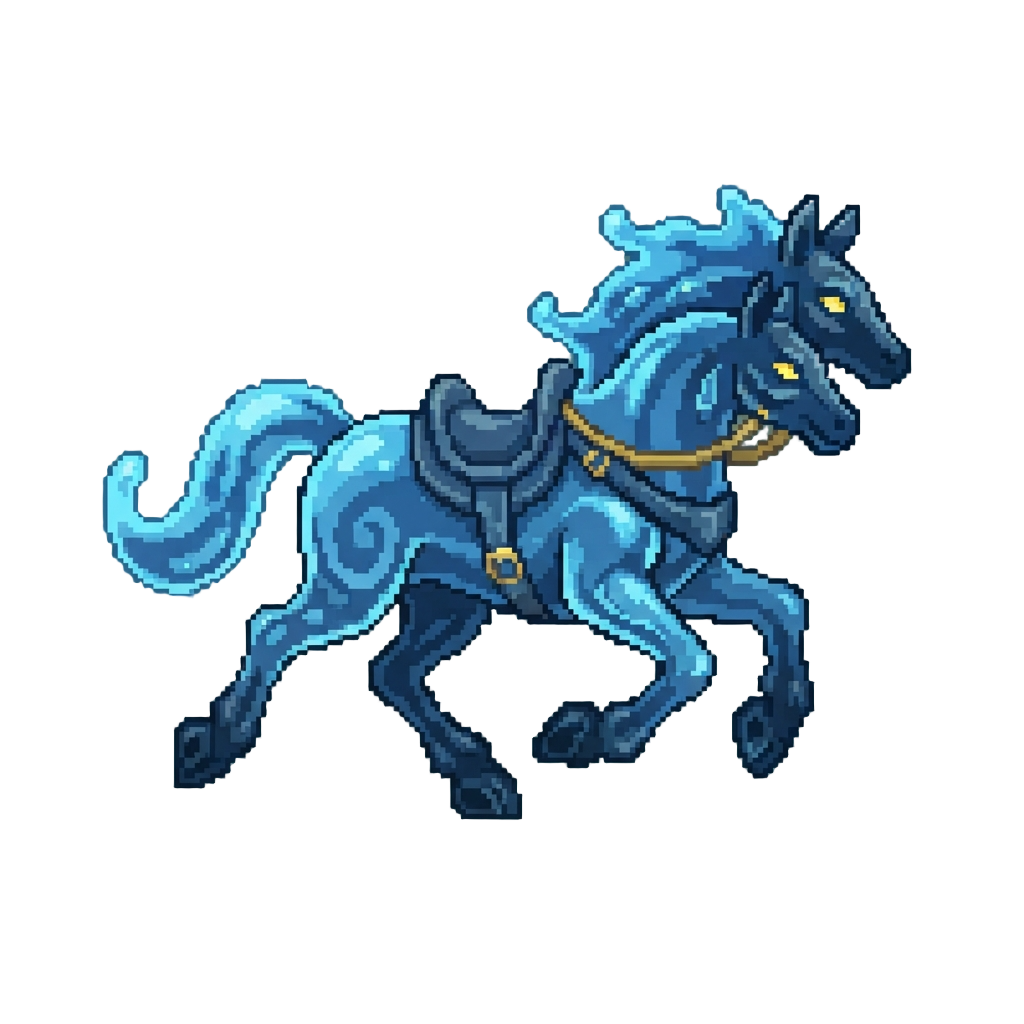 A Liquid Sleipnir Galloping on Eight Legs