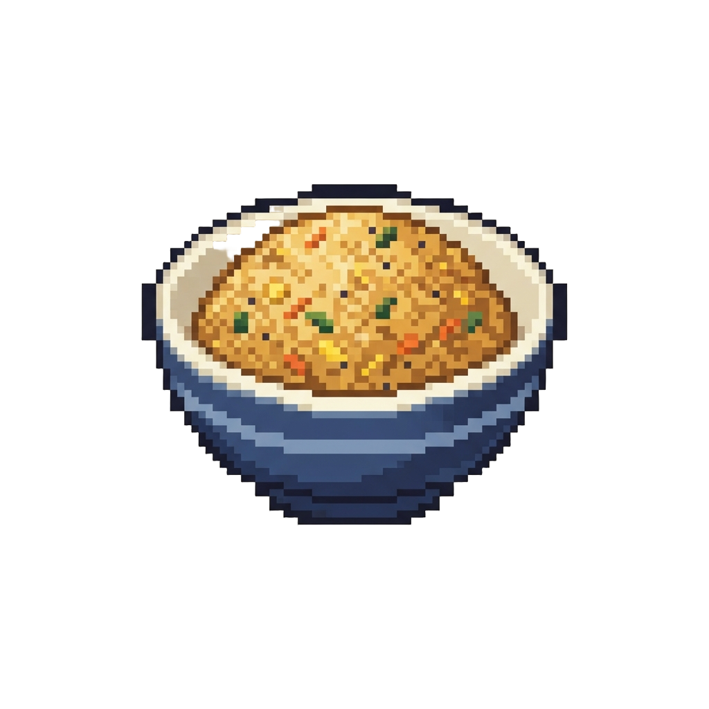 A Golden Fried Rice Bowl