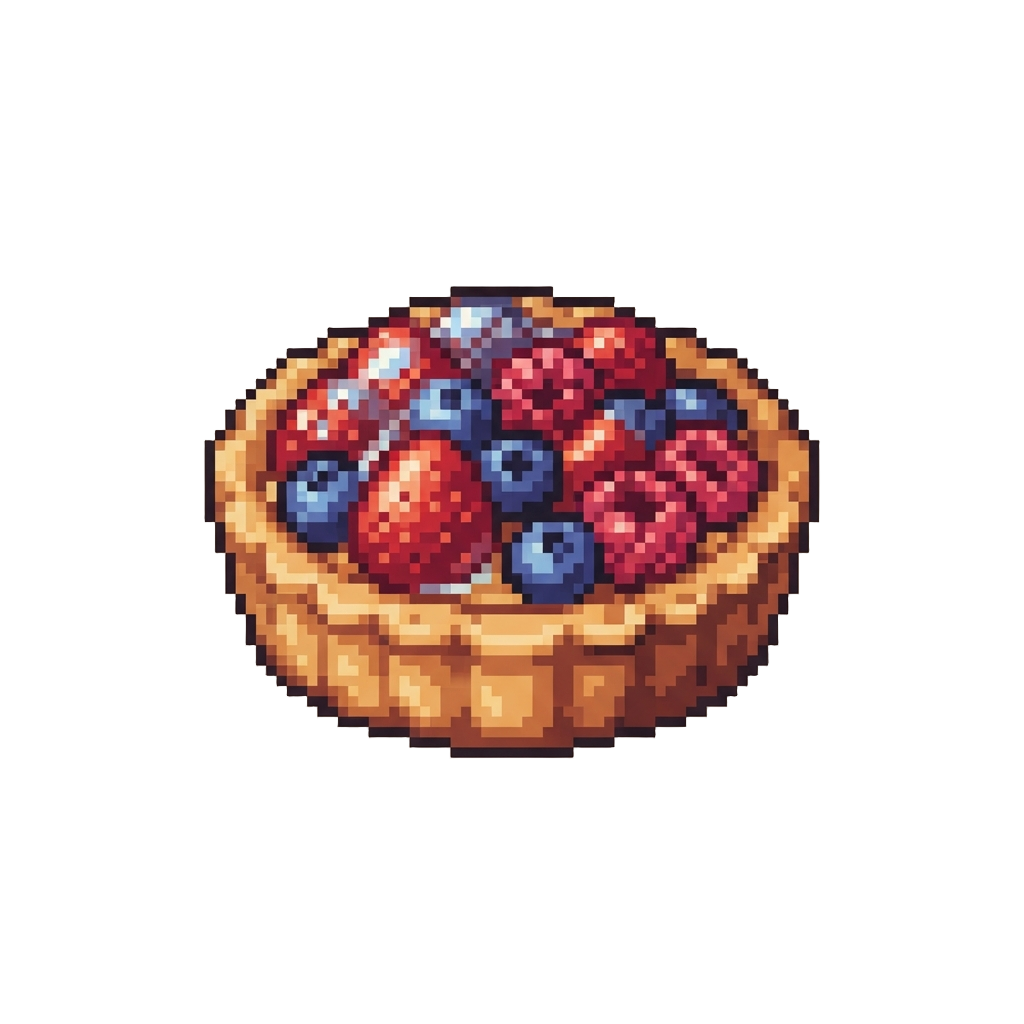 A Pristine Glazed Berry Tart