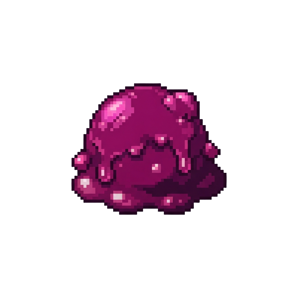 Heavy Magenta Mess Slime