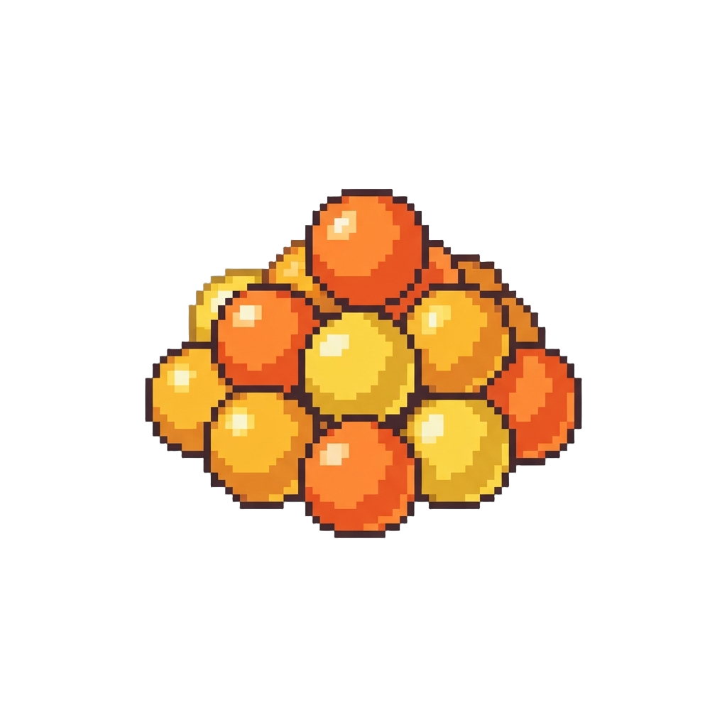 A Dump of Orange and Yellow Play Pit Balls