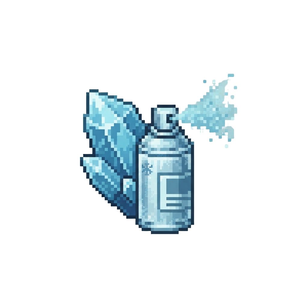 Chilled Mineral Ice and Cold Spray