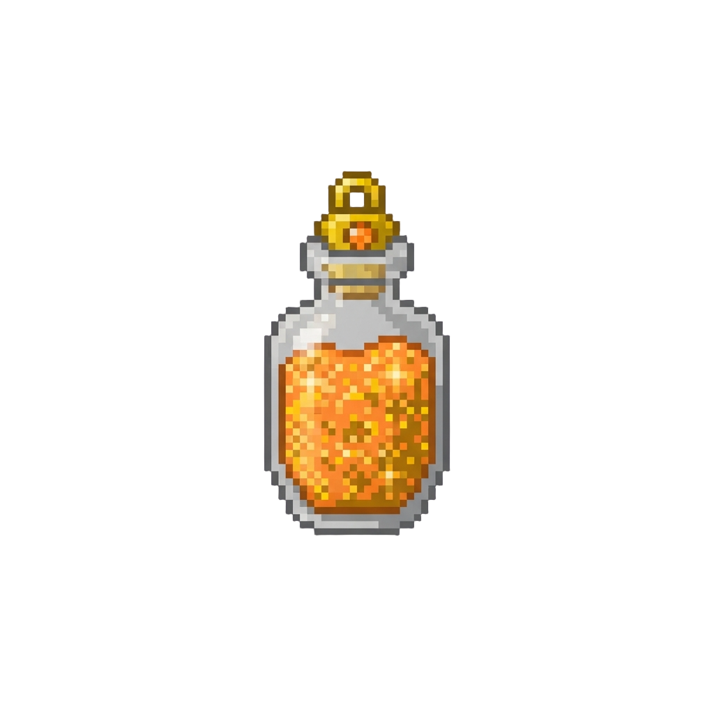 Sunset Orange and Gold Glitter