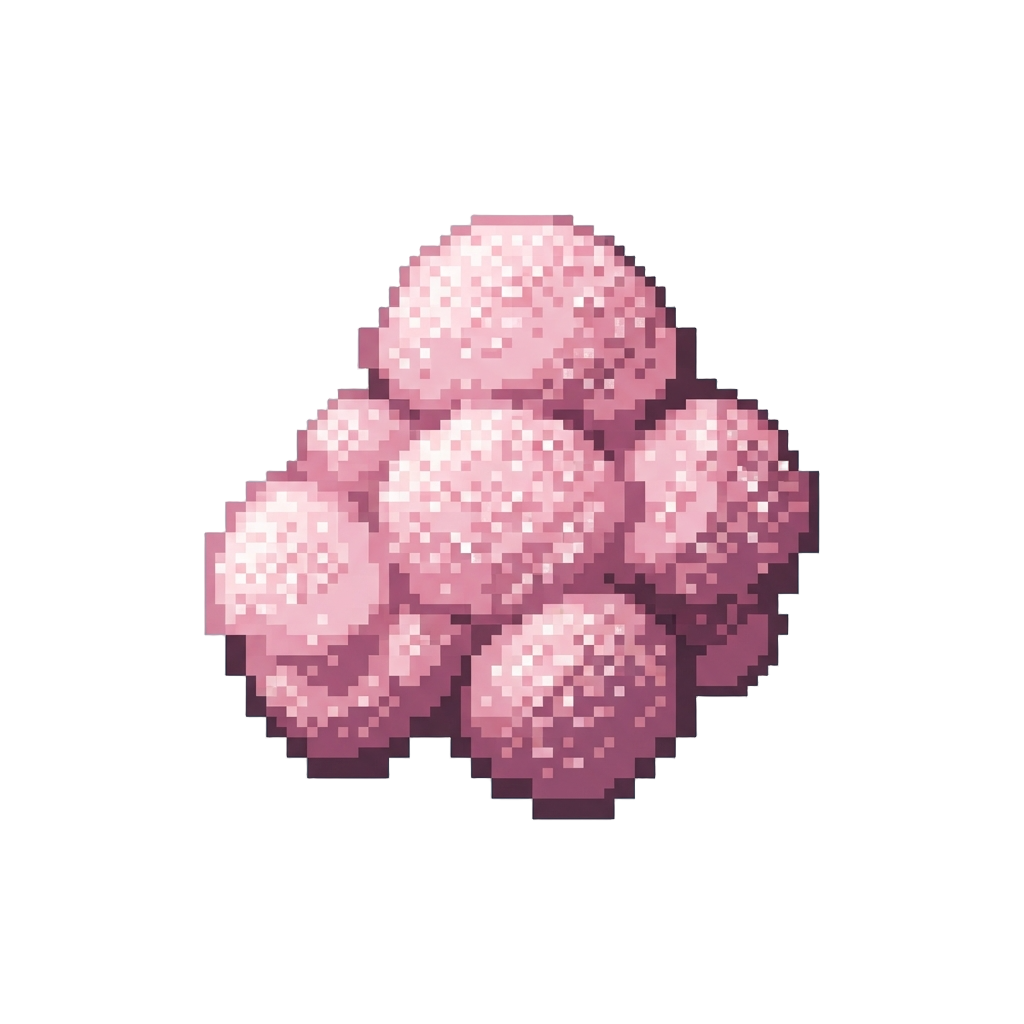 Sweet Pink Cotton-candy Flavored Popcorn