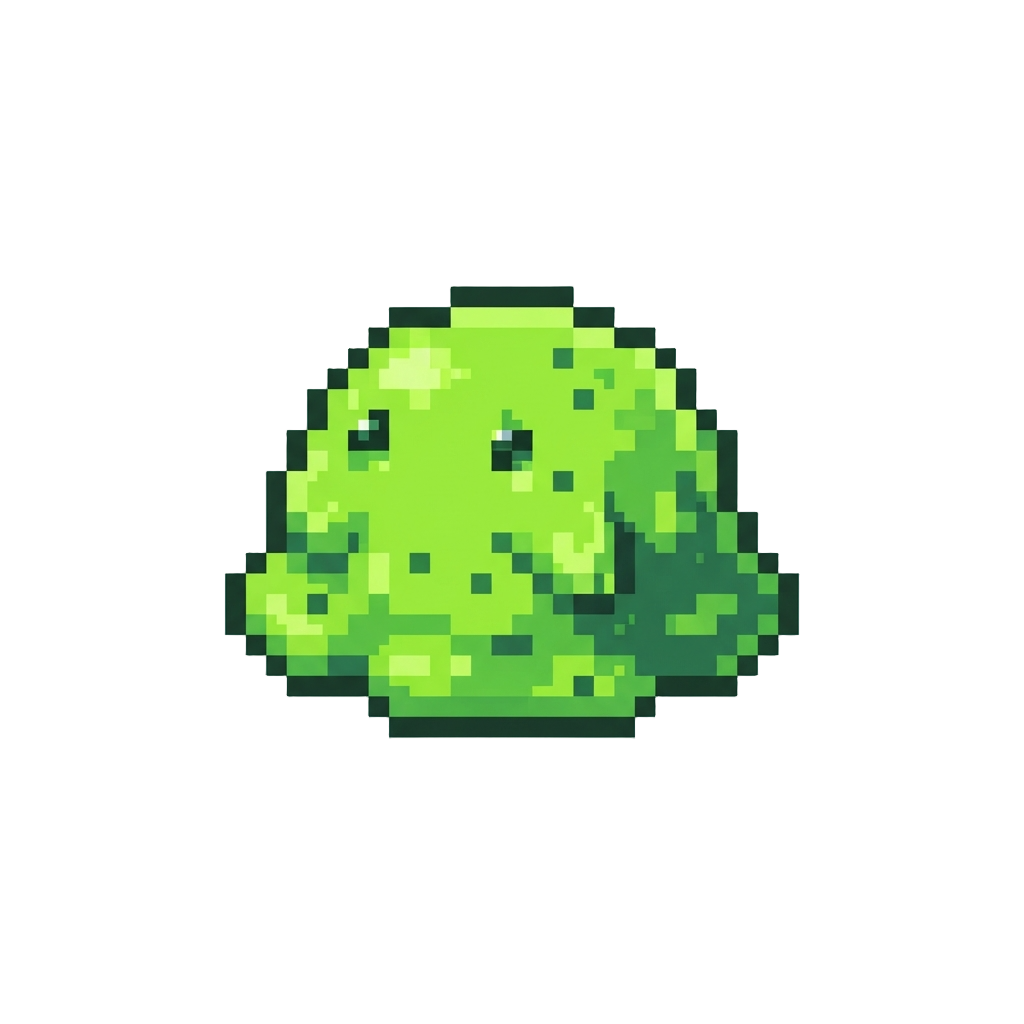 Thick Bright Neon Green Slime