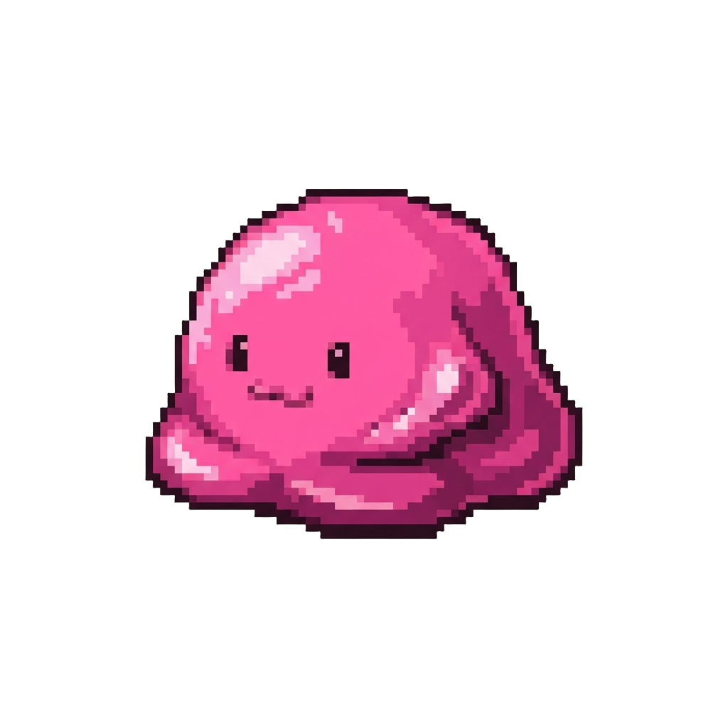 Gooey Vibrant Pink Slime