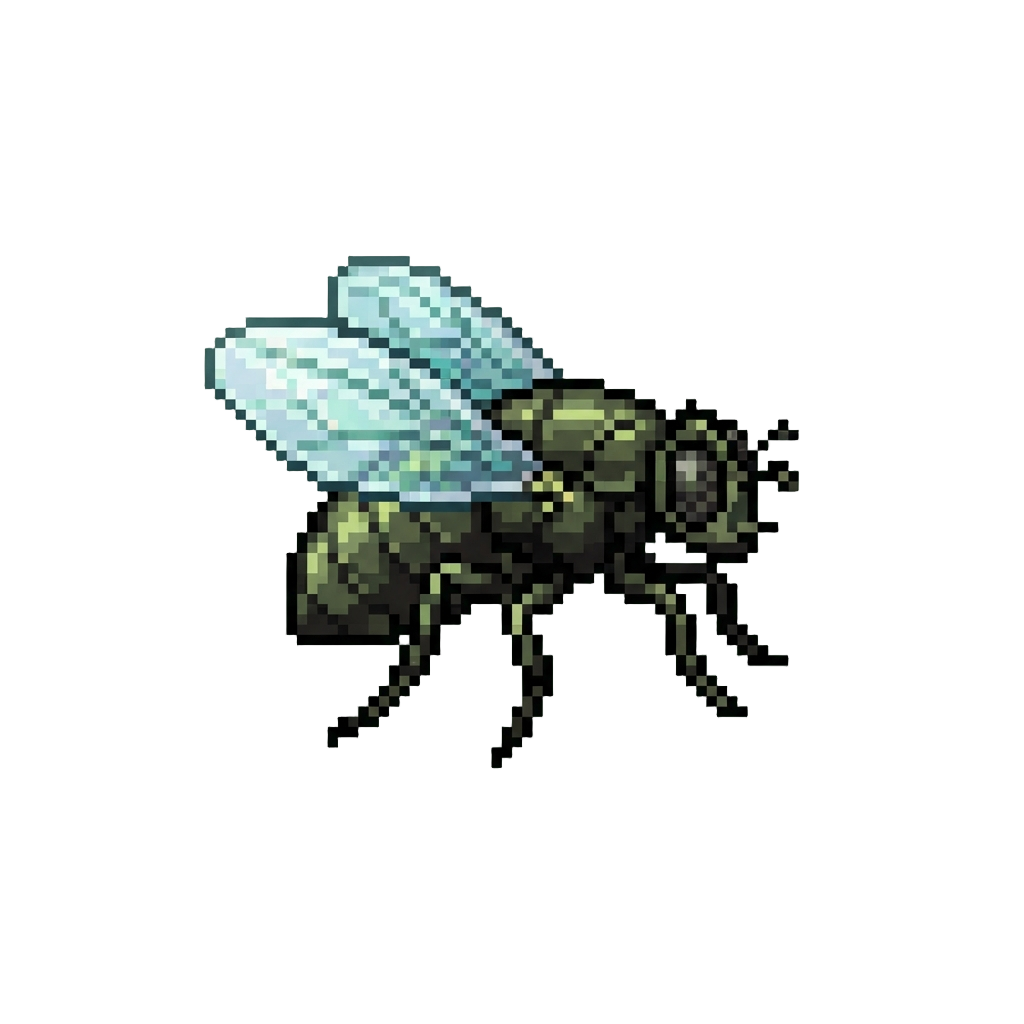 A Pesky Buzzing Incense Fly