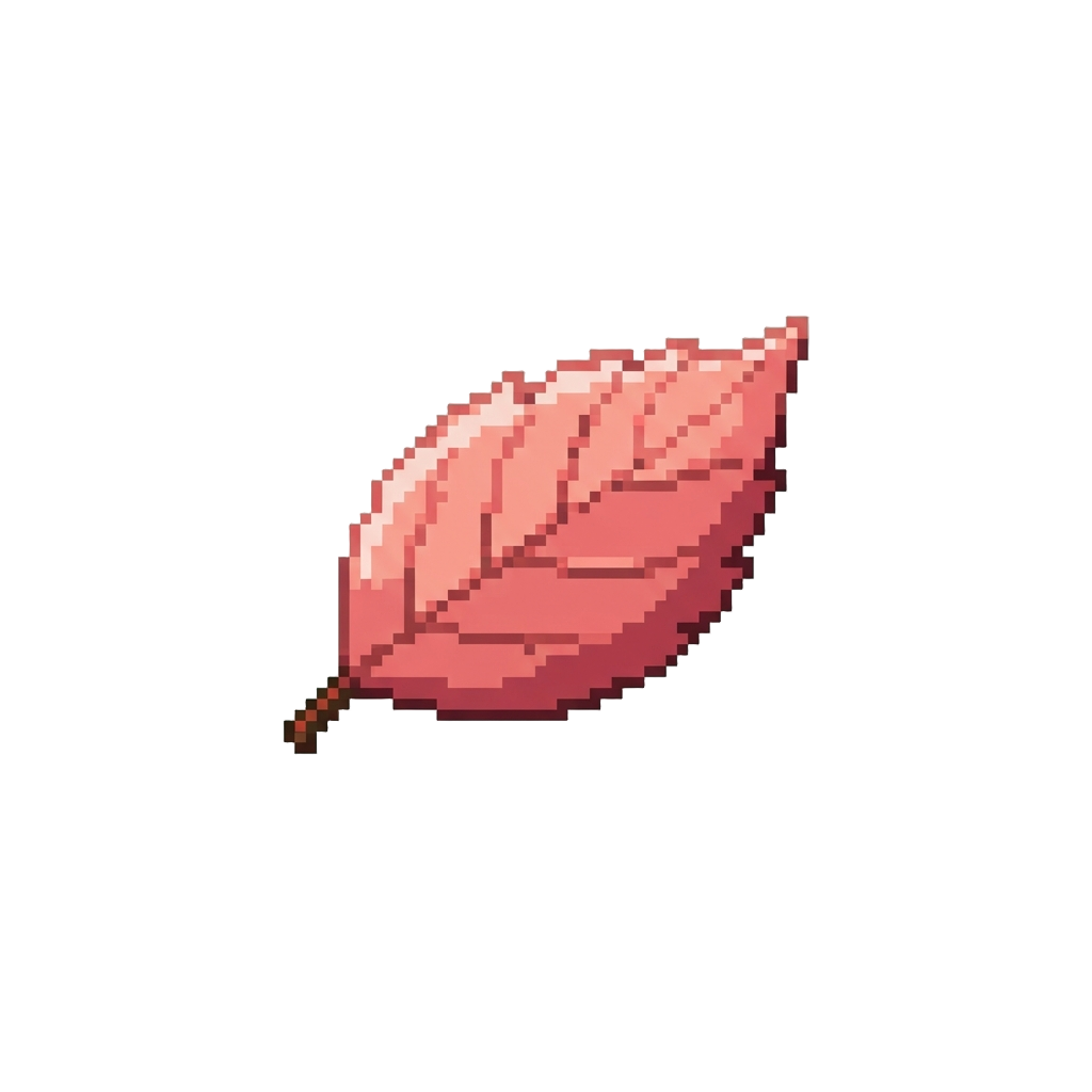 A Fallen Cherry Leaf Landing Right on @image1's Nose