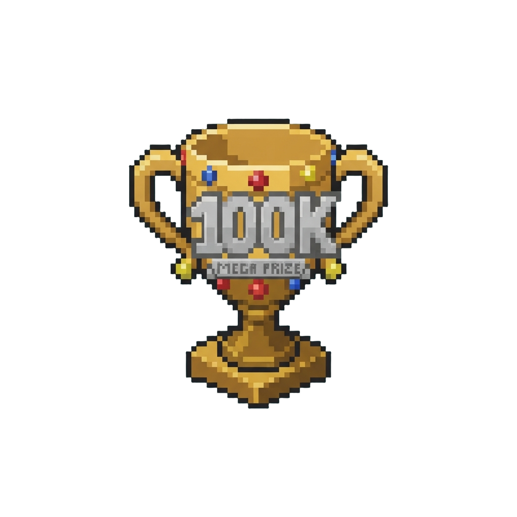 $100,000 Mega Prize