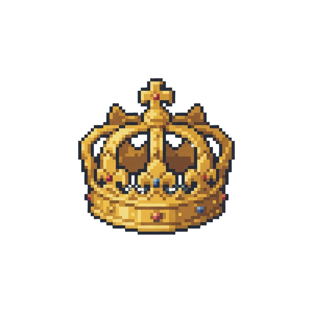 A Giant Golden Crown