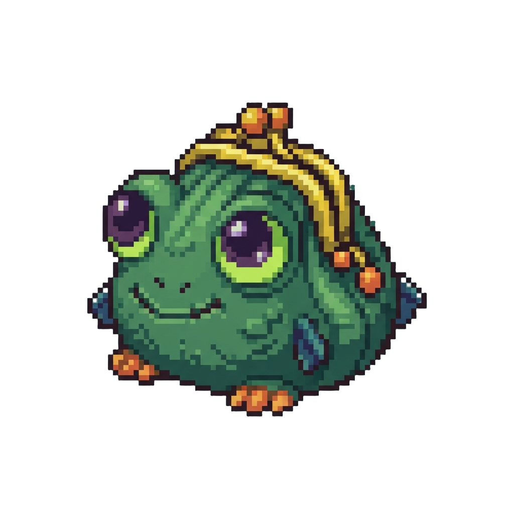 A Cute Alien-creature Themed Coin Purse