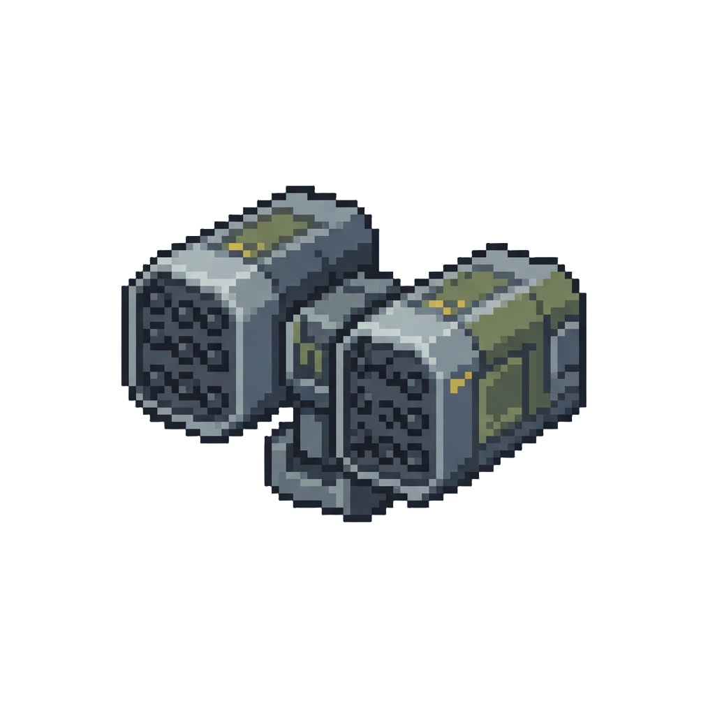 Dual Shoulder-mounted Micro-missile Launchers