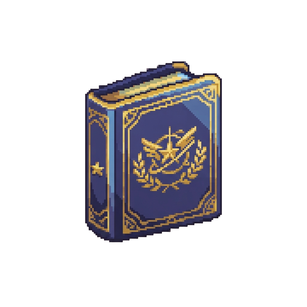 A Gold-embossed Intergalactic Passport Holder