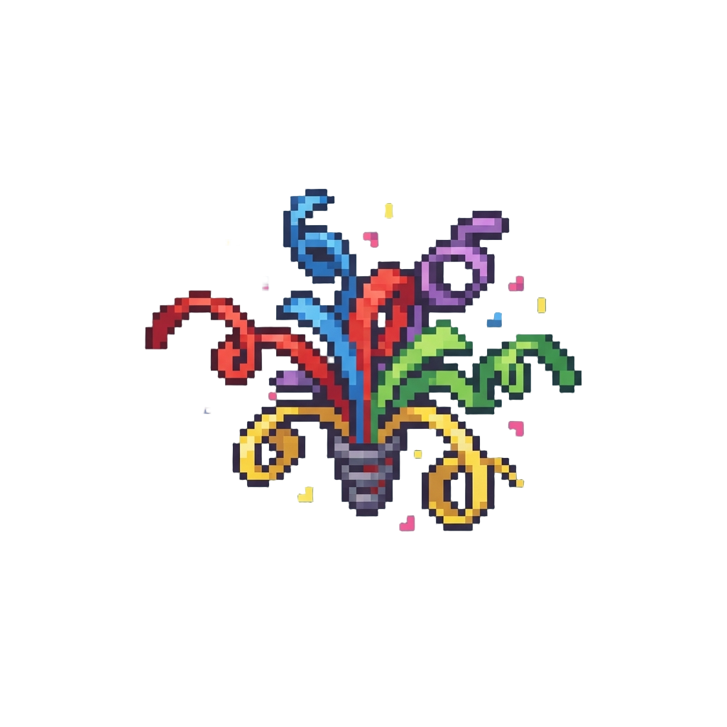 A Simple Party Streamer Explosion