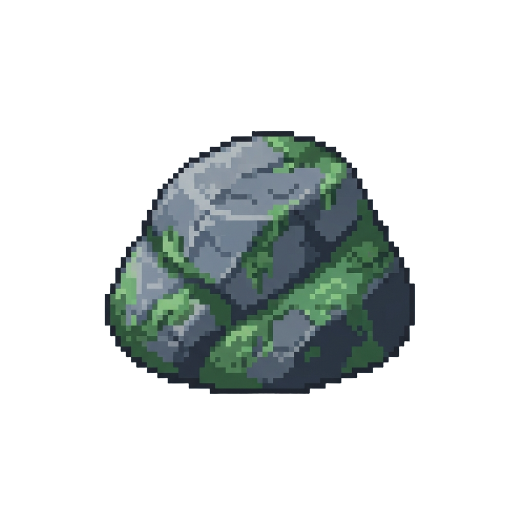 A Slippery Mossy Rock