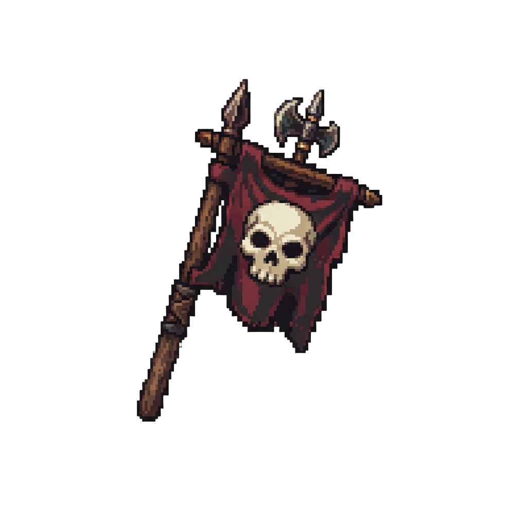 A Classic Tactical Skull Banner