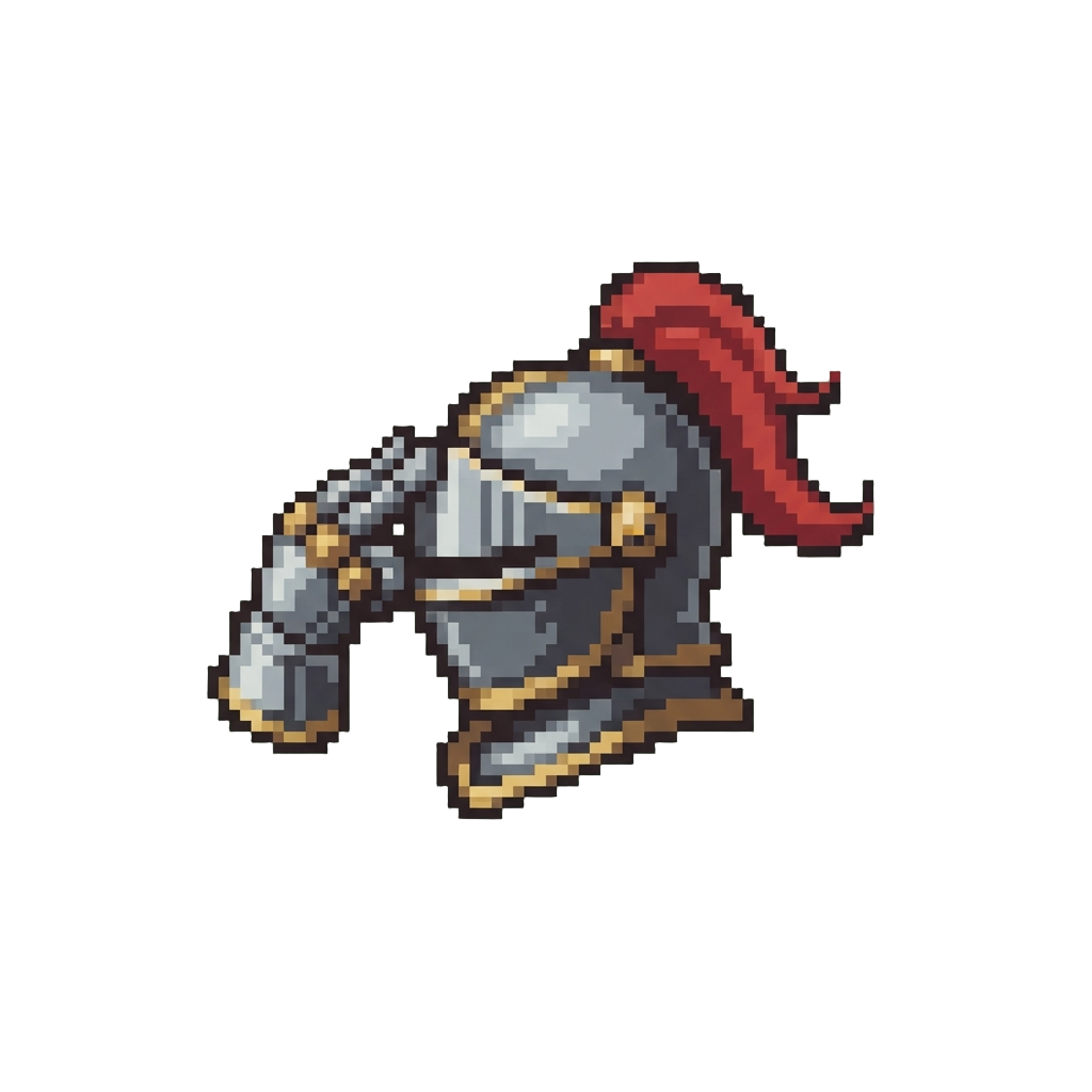 A Confident Helmet-tap and Salute