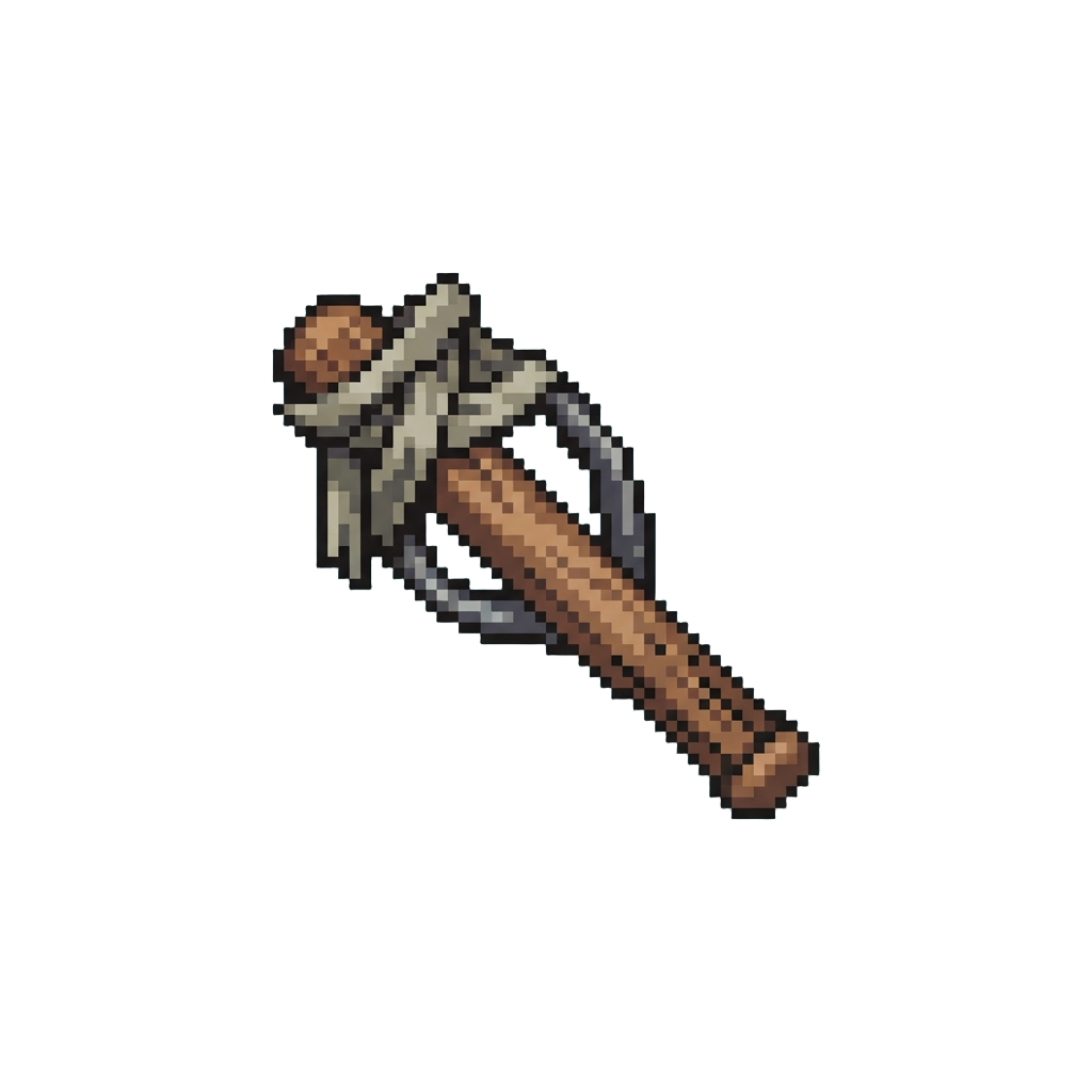 A Slump Down on Top of the Bat Like a Crutch