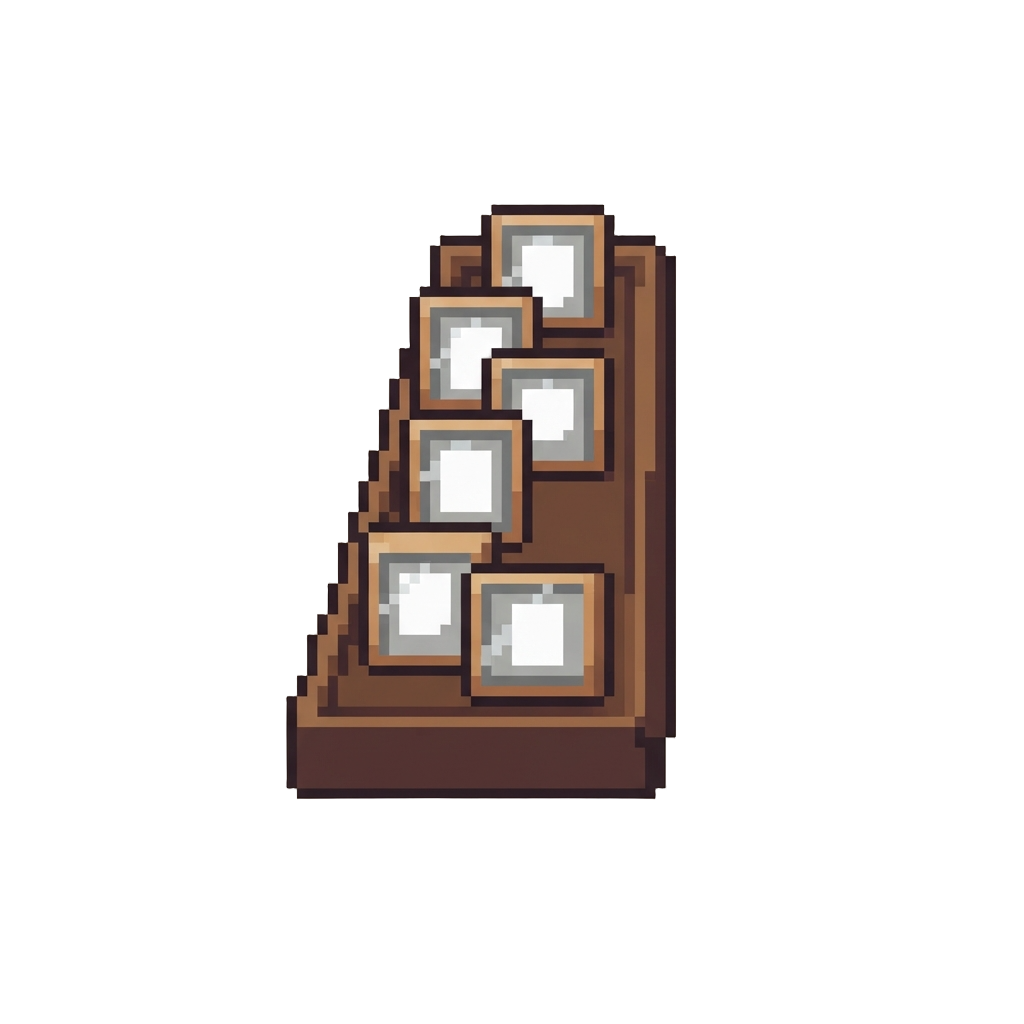 The Museum of Blank Paper, Showcasing Five Empty Glass Frames Containing Plain White Paper
