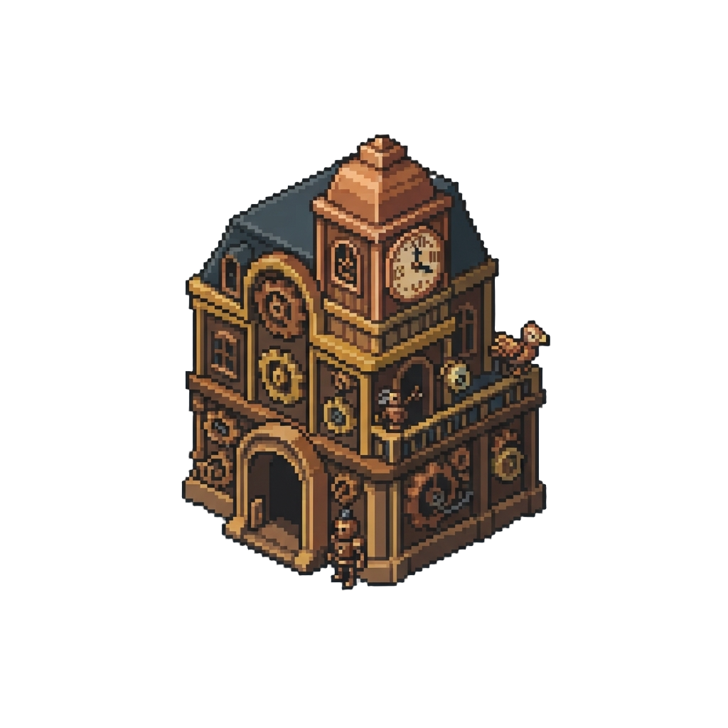 The House of Automata, Forres, Surrounded by Intricate Clockwork Figures and Moving Mechanical Marvels