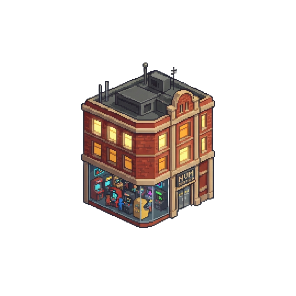 The National Videogame Museum, Sheffield, Glowing with Retro Arcade Machines and Pixel Art Graphics