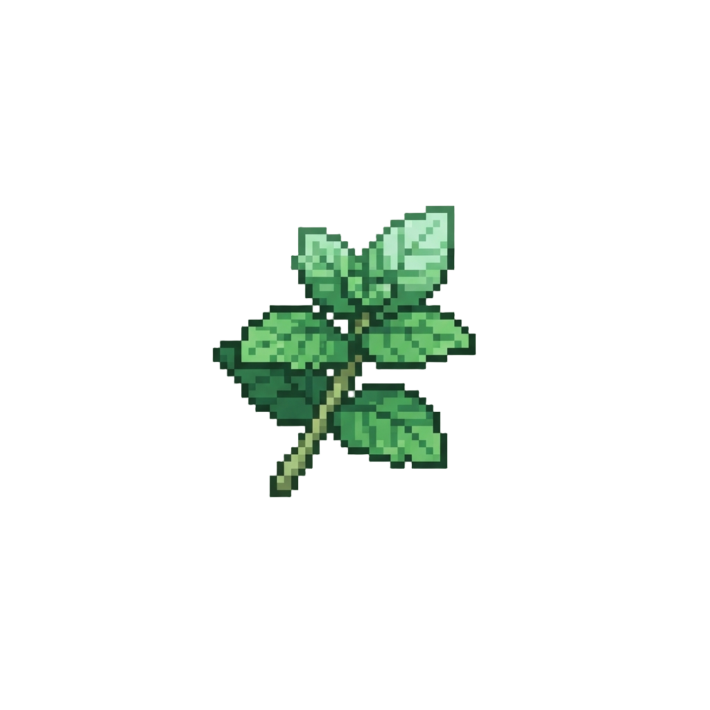 A Single Tiny Sprig of Mint