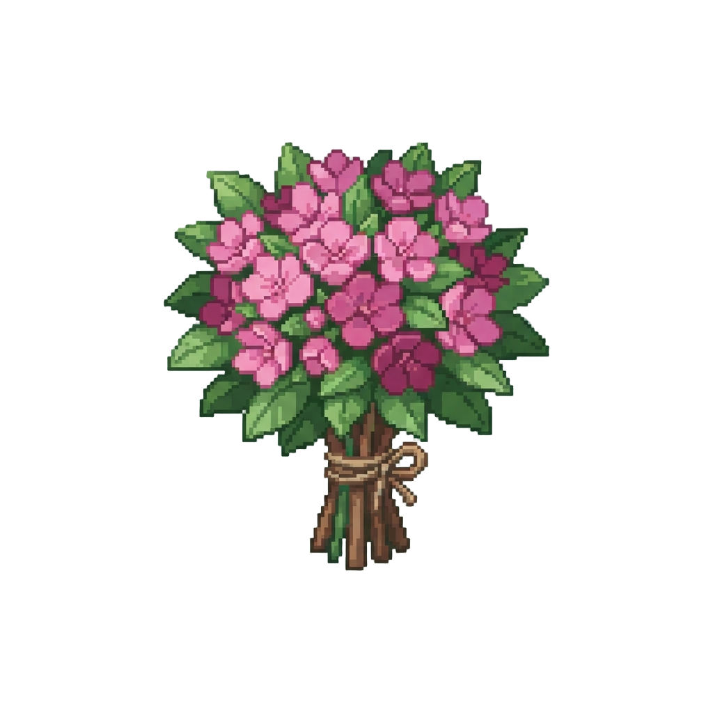 A Huge Bouquet of Pink Woodland Flowers