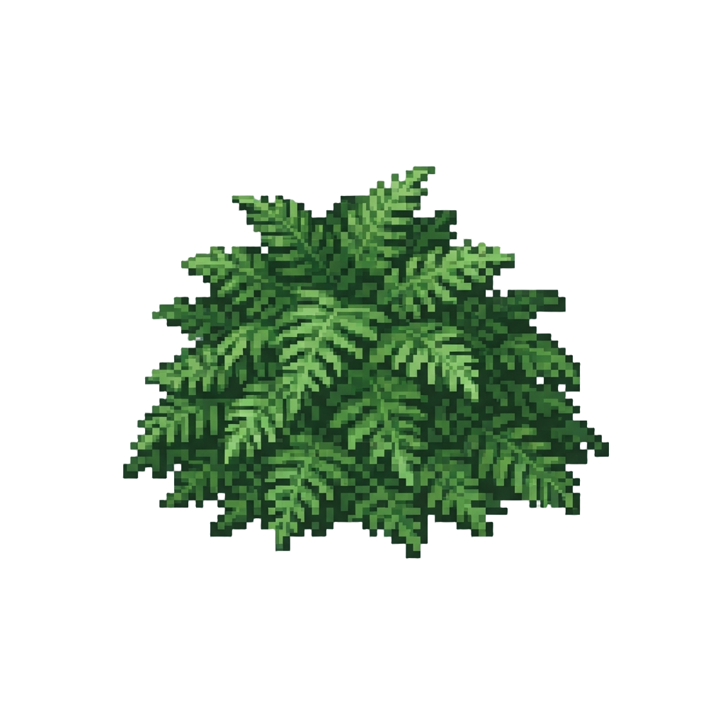A Massive Pile of Bushy Green Fern Leaves