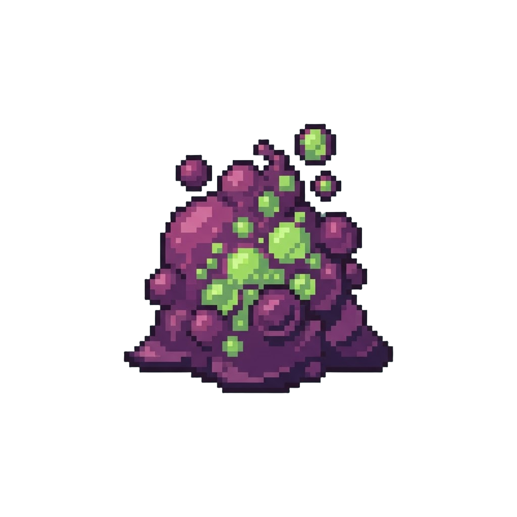 A Thick Bubbly Ooze Eruption